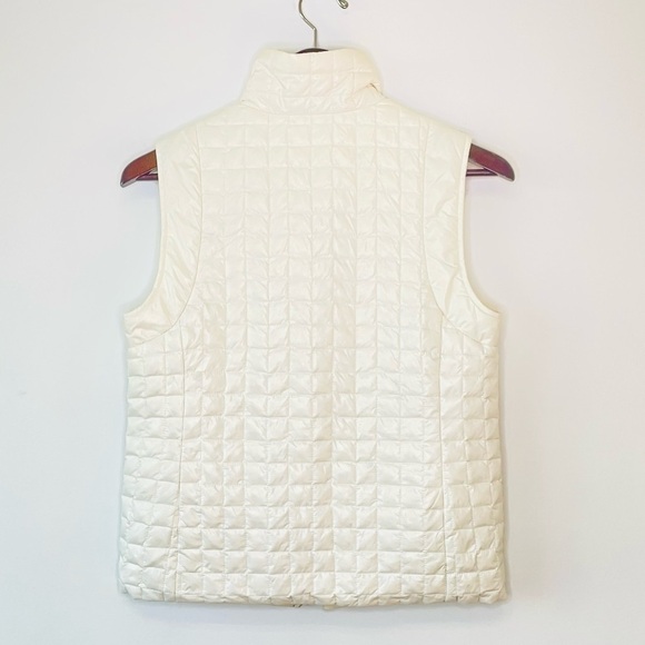 ❤️ TORY BURCH Tricia White puffer Vest Size XS M24 - Picture 3 of 11